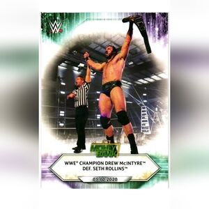 Drew McIntyre 🔥 WWE Wrestling Trading Card 🏆 WWE Champion 🔥 Scottish Warrior
